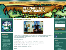 Tablet Screenshot of bernadettemccormack.com